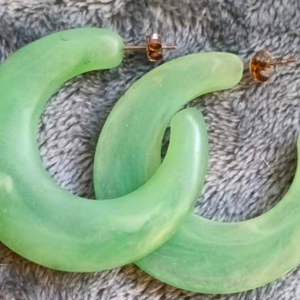 COPY - Vintage jade earrings